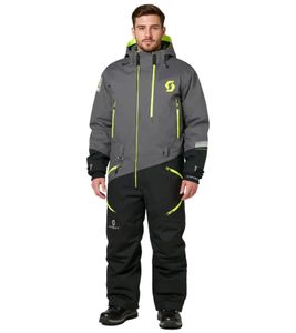 Tuta monopezzo invernale/motoslitta SCOTT DS-I Dryo Monosuit da uomo con membrana DRYOsphere 2L per la guida sulla neve e l'uso fuoristrada invernale 292390 3865 Grigio/Nero Tuta monopezzo invernale/motoslitta SCOTT DS-I Dryo Monosuit da uomo con membrana DRYOsphere 2L per la guida sulla neve e l'uso fuoristrada invernale 292390 3865 Grigio/Nero