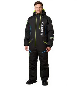 Combinaison monopièce d'hiver/motoneige pour homme SCOTT DS Shell Dryo avec membrane DRYOsphere 2L pour la conduite sur neige et le tout-terrain hivernal 292391 4755 Noir/Jaune fluo Combinaison monopièce d'hiver/motoneige pour homme SCOTT DS Shell Dryo avec membrane DRYOsphere 2L pour la conduite sur neige et le tout-terrain hivernal 292391 4755 Noir/Jaune fluo