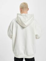 Sweat à capuche Fokus x Def pour homme avec poche kangourou et imprimés variés, noir ou blanc