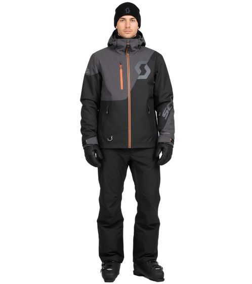 Giacca da sci da uomo SCOTT XT Move Dryoo, giacca da motoslitta, colonna d'acqua 10.000 mm, giacca da snowboard 273260 6373 Grigio/Nero Giacca da sci da uomo SCOTT XT Move Dryoo, giacca da motoslitta, colonna d'acqua 10.000 mm, giacca da snowboard 273260 6373 Grigio/Nero