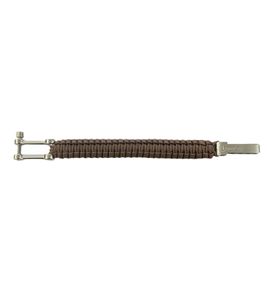 I-BRACE Paracord Armband Survival-Seil zum Armband geflochten aus reißfestem Parachute Braun I-BRACE Paracord Armband Survival-Seil zum Armband geflochten aus reißfestem Parachute Braun