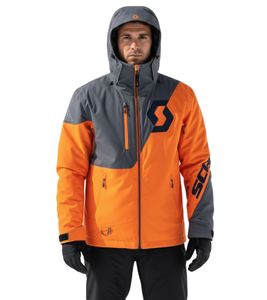 SCOTT XT Move Dryoo Men's Ski Jacket, Snowmobile Jacket, 10,000 mm Water Column, Snowboard Jacket, 273260 6371 Orange/Gray SCOTT XT Move Dryoo Men's Ski Jacket, Snowmobile Jacket, 10,000 mm Water Column, Snowboard Jacket, 273260 6371 Orange/Gray