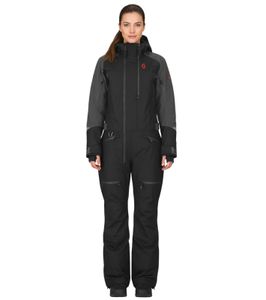 SCOTT DS-I Dryo Monosuit Women's Winter/Snowmobile One-Piece Suit with DRYOsphere 2L Membrane for Snow Motoring and Winter Off-Road Use 273264 6760  Black/Grey SCOTT DS-I Dryo Monosuit Women's Winter/Snowmobile One-Piece Suit with DRYOsphere 2L Membrane for Snow Motoring and Winter Off-Road Use 273264 6760  Black/Grey