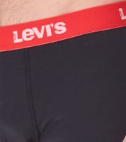 14er Pack LEVI`S Herren Boxershorts Baumwoll-Unterwäsche mit farblichen Akzenten am Bund in Geschenkbox 701225625 001 Schwarz/Grün/Blau/Rot