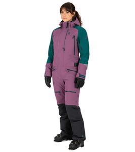 SCOTT DS-I Dryo Monosuit Women's Winter/Snowmobile One-Piece Suit with DRYOsphere 2L Membrane for Snow Motoring and Winter Off-Road Use 273264 6652 Purple/Green SCOTT DS-I Dryo Monosuit Women's Winter/Snowmobile One-Piece Suit with DRYOsphere 2L Membrane for Snow Motoring and Winter Off-Road Use 273264 6652 Purple/Green