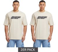 2er Sparpack DEF MERCH Souvenir T-Shirts whitecap grau