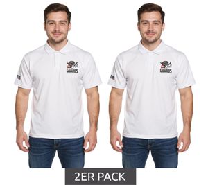 Polo ELF Helvetic Guards, Bianco Brillante, Confezione da 2