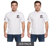 2er Sparpack European League Of Football Helvetic Guards PoloShirts leuchtend weiß