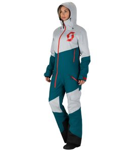 SCOTT Back-X Dryo Women's Winter/Snowmobile One-Piece Suit with Breathable Mesh Lining for Snow Motoring and Winter Off-Road Use 274820 6773 Blue/Gray SCOTT Back-X Dryo Women's Winter/Snowmobile One-Piece Suit with Breathable Mesh Lining for Snow Motoring and Winter Off-Road Use 274820 6773 Blue/Gray