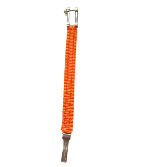I-BRACE Paracord Bracelet Survival Cord Bracelet Woven from Tear-resistant 550 Parachute Cord IB1007 Orange