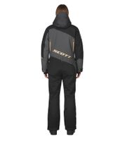 SCOTT DS Shell Dryo Monosuit Women's Winter/Snowmobile One-Piece Suit with DRYOsphere 2L Membrane for Snow Motoring and Winter Off-Road Use 282394 7425 Black/Gray