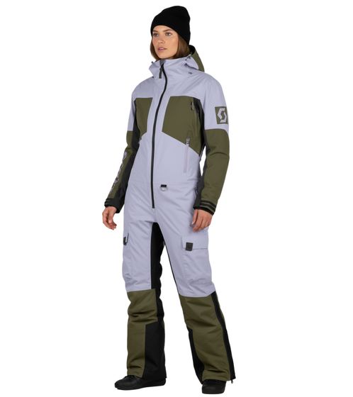Mono de invierno/motonieve SCOTT Back-X Dryo para mujer, con membrana DRYOsphere para conducción en nieve y uso todoterreno invernal 412156 7685 Morado/Verde Mono de invierno/motonieve SCOTT Back-X Dryo para mujer, con membrana DRYOsphere para conducción en nieve y uso todoterreno invernal 412156 7685 Morado/Verde