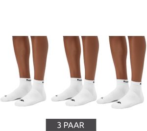 3 Pairs of Kappa Sports Socks, Cotton Sneaker Socks with Logo, 38937 White 3 Pairs of Kappa Sports Socks, Cotton Sneaker Socks with Logo, 38937 White
