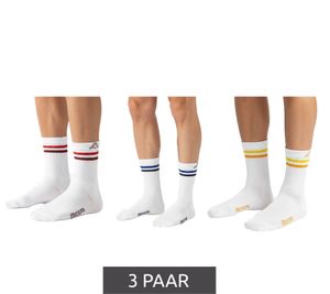3 Pairs of Kappa Tennis Socks, Cotton Socks with Kappa Logo, Everyday Socks, 371F4ZW A01 White 3 Pairs of Kappa Tennis Socks, Cotton Socks with Kappa Logo, Everyday Socks, 371F4ZW A01 White