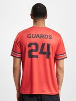2er Sparpack European League Of Football Helvetic Guards Unisex Trikot mit „GUARDS 24“ Aufdruck Sport-Shirt Rot