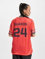 2er Sparpack European League Of Football Helvetic Guards Unisex Trikot mit „GUARDS 24“ Aufdruck Sport-Shirt Rot