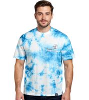 RE:COVERED X NFL Miami Dolphins Herren T-Shirt mit Front-Print Baumwoll-Shirt RCNFL Ecru-Weiß oder Batik Blau
