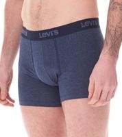 14er Pack LEVI`S Herren Boxershorts Baumwoll-Unterwäsche mit farblichen Akzenten am Bund in Geschenkbox 701225625 002 Blau/Weiß