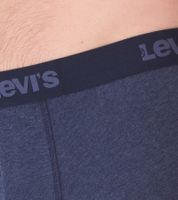 14er Pack LEVI`S Herren Boxershorts Baumwoll-Unterwäsche mit farblichen Akzenten am Bund in Geschenkbox 701225625 002 Blau/Weiß