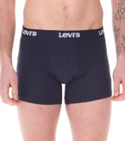 14er Pack LEVI`S Herren Boxershorts Baumwoll-Unterwäsche mit farblichen Akzenten am Bund in Geschenkbox 701225625 002 Blau/Weiß