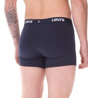 14er Pack LEVI`S Herren Boxershorts Baumwoll-Unterwäsche mit farblichen Akzenten am Bund in Geschenkbox 701225625 002 Blau/Weiß