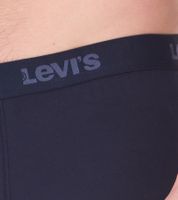 14er Pack LEVI`S Herren Boxershorts Baumwoll-Unterwäsche mit farblichen Akzenten am Bund in Geschenkbox 701225625 002 Blau/Weiß