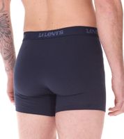 14er Pack LEVI`S Herren Boxershorts Baumwoll-Unterwäsche mit farblichen Akzenten am Bund in Geschenkbox 701225625 002 Blau/Weiß
