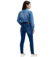 2er Sparpack Damen Jeans-Hose enganliegende Denim Jeans im 4-Pocket-Style mit Dehnbund 956723 Blau
