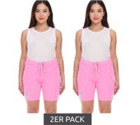 Pack de 2 pantalones cortos SOCCX para mujer, de algodón, para verano, 364388_2007 Rosa