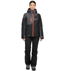 Giacca da sci SCOTT Move Dryo da donna, giacca da motoslitta, giacca da sci antivento e impermeabile con membrana DRYOsphere, 273265-6373, nero/grigio Giacca da sci SCOTT Move Dryo da donna, giacca da motoslitta, giacca da sci antivento e impermeabile con membrana DRYOsphere, 273265-6373, nero/grigio