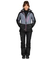 Chaqueta de esquí SCOTT Intake Dryo para mujer, chaqueta para moto de nieve, cortavientos e impermeable con membrana DRYOsphere 285597 1001 Negro/Gris Chaqueta de esquí SCOTT Intake Dryo para mujer, chaqueta para moto de nieve, cortavientos e impermeable con membrana DRYOsphere 285597 1001 Negro/Gris