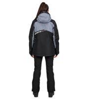 Chaqueta de esquí SCOTT Intake Dryo para mujer, chaqueta para moto de nieve, cortavientos e impermeable con membrana DRYOsphere 285597 1001 Negro/Gris Chaqueta de esquí SCOTT Intake Dryo para mujer, chaqueta para moto de nieve, cortavientos e impermeable con membrana DRYOsphere 285597 1001 Negro/Gris