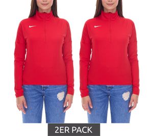 2er Sparpack NIKE Dry Element Longsleeve Damen Trainings-Top mit Half-Zip Sweatshirt mit Dry-Fit NT0316-657 Rot