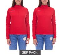 2er Sparpack NIKE Dry Element Longsleeve Damen Trainings-Top mit Half-Zip Sweatshirt mit Dry-Fit NT0316-657 Rot