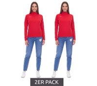 2-Pack Value Pack NIKE Dry Element Women's Long-Sleeve Training Top with Half-Zip Sweatshirt with Dry-Fit NT0316-657 Red