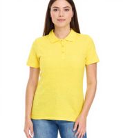 10er Sparpack ELEVATE Helios Damen Polo-Shirt Baumwolle Polo-Hemd Pique-Strick 180 g/m² 3810710 Gelb