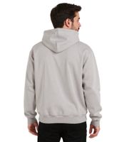 2-pack DEF MERCH Men's Hoodie with Kangaroo Pocket and Large Souvenir Microchip Print, Gray