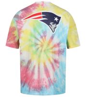 RE:COVERED X NFL New England Patriots Herren T-Shirt mit verschiedenen Prints Baumwoll-Shirt Weiß, Blau, Grau, Bunt