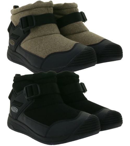 Botas de nieve KEEN Hoodromeo, botines de invierno con aislamiento para hombre y forro polar, resistentes a -20 °C, 102679, color negro o beige