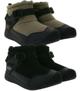 KEEN Hoodromeo Schnee-Schuhe isolierende Herren Winter-Stiefelette mit Fleece-Futter  bis -20 Grad Winter-Stiefel 102679 Schwarz oder Beige