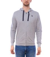 U.S. POLO ASSN. Men's Hooded Sweatshirt, Cotton Pullover, 162 62510 52191 282 Gray