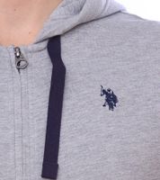 U.S. POLO ASSN. Men's Hooded Sweatshirt, Cotton Pullover, 162 62510 52191 282 Gray