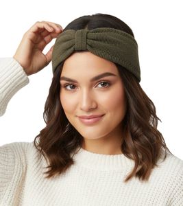 ZWILLINGSHERZ Knitted Headband, Cashmere Headband, Headwear, Fine Knit, Winter Headband, Accessory, 8007 Olive Green ZWILLINGSHERZ Knitted Headband, Cashmere Headband, Headwear, Fine Knit, Winter Headband, Accessory, 8007 Olive Green