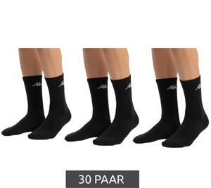30 Pairs of Kappa Low-Cut Socks, Cotton Socks with Logo, Everyday Socks, Value Pack 304M5N0 922 Black 30 Pairs of Kappa Low-Cut Socks, Cotton Socks with Logo, Everyday Socks, Value Pack 304M5N0 922 Black