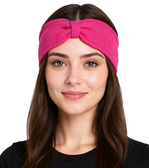 ZWILLINGSHERZ Knitted Headband, Wool Headband, Headwear, Fine Knit, Winter Headband, Accessory, 8007 Pink ZWILLINGSHERZ Knitted Headband, Wool Headband, Headwear, Fine Knit, Winter Headband, Accessory, 8007 Pink