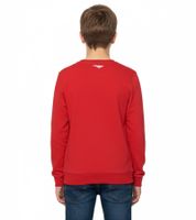Suéter PENALTY Era Roundneck Co Jr para niños con bordado del logo, suéter de algodón para niños y niñas adolescentes, 354710-4000 Rojo Suéter PENALTY Era Roundneck Co Jr para niños con bordado del logo, suéter de algodón para niños y niñas adolescentes, 354710-4000 Rojo