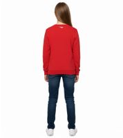 Suéter PENALTY Era Roundneck Co Jr para niños con bordado del logo, suéter de algodón para niños y niñas adolescentes, 354710-4000 Rojo Suéter PENALTY Era Roundneck Co Jr para niños con bordado del logo, suéter de algodón para niños y niñas adolescentes, 354710-4000 Rojo