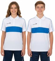 Polo PENALTY Polo Matis Jr. pour enfant en matière DRY ON à séchage rapide, T-shirt de sport 310703-1410 Blanc/Bleu Polo PENALTY Polo Matis Jr. pour enfant en matière DRY ON à séchage rapide, T-shirt de sport 310703-1410 Blanc/Bleu