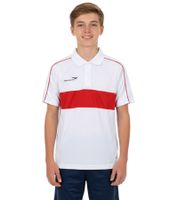 Polo per bambini Penalità Polo Matis Jr realizzata in materiale DRY ON ad asciugatura rapida. Maglietta sportiva 310703-1600 Bianco/Rosso Polo per bambini Penalità Polo Matis Jr realizzata in materiale DRY ON ad asciugatura rapida. Maglietta sportiva 310703-1600 Bianco/Rosso