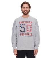 Suéter U.S. SPORT AMERICA para hombre con letras grandes, camisa de algodón de manga larga, jersey de verano, camisa informal, gris Suéter U.S. SPORT AMERICA para hombre con letras grandes, camisa de algodón de manga larga, jersey de verano, camisa informal, gris
